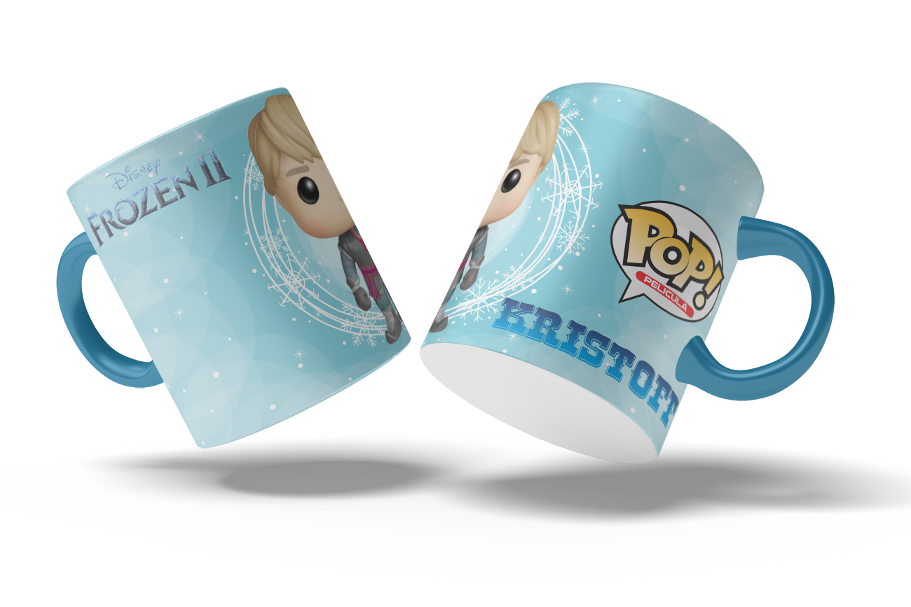 Taza Funko Pop Frozen II "Kristoff". Aptas para el lavavajillas y microondas.