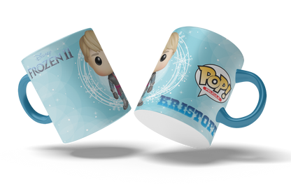 Taza Funko Pop Frozen II "Kristoff". Aptas para el lavavajillas y microondas.