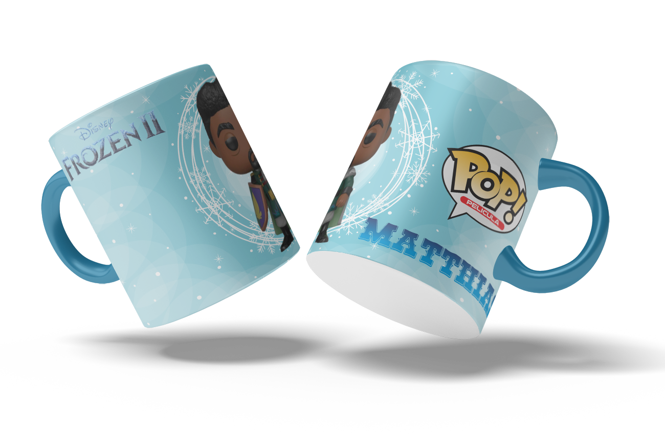 Taza Funko Pop Frozen II "Mathias". Aptas para el lavavajillas y microondas.