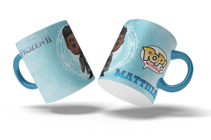 Taza Funko Pop Frozen II "Mathias". Aptas para el lavavajillas y microondas.