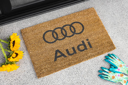 Felpudo "Audi" 33x60cm. 100% fibra de coco. Eco-freindly.