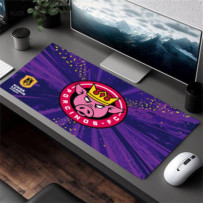 Alfombrilla Kings League - Porcinos - Ibai Gaming Mouse Pad XL 61x36cm. Impermeable con 3mm Base de Goma Antideslizante, Special-Textured Superficie para Ordenador, PC y Laptop.