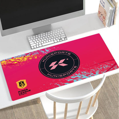 Alfombrilla Kings League - KuniSports - Kun Gaming Mouse Pad XL 61x36cm. Impermeable con 3mm Base de Goma Antideslizante, Special-Textured Superficie para Ordenador, PC y Laptop.