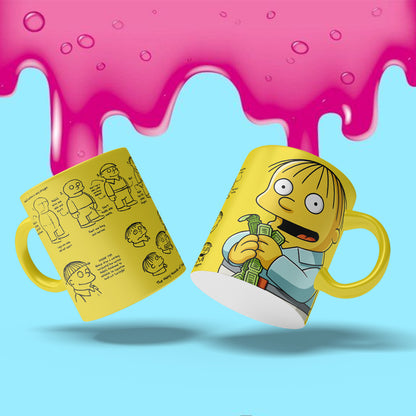 Tazas Los Simpson "Ralph". Aptas para el lavavajillas y microondas.