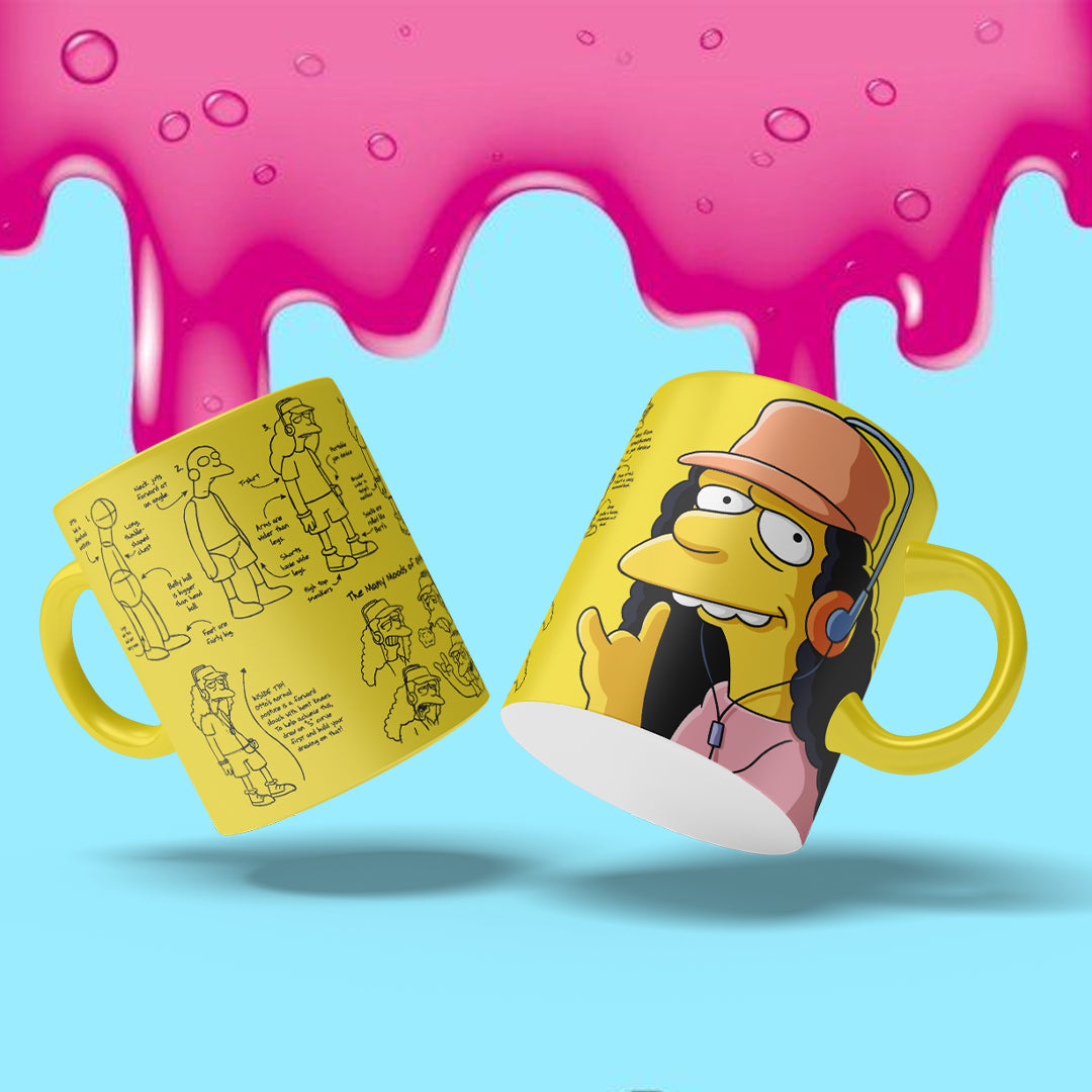 Tazas Los Simpson "Otto". Aptas para el lavavajillas y microondas.