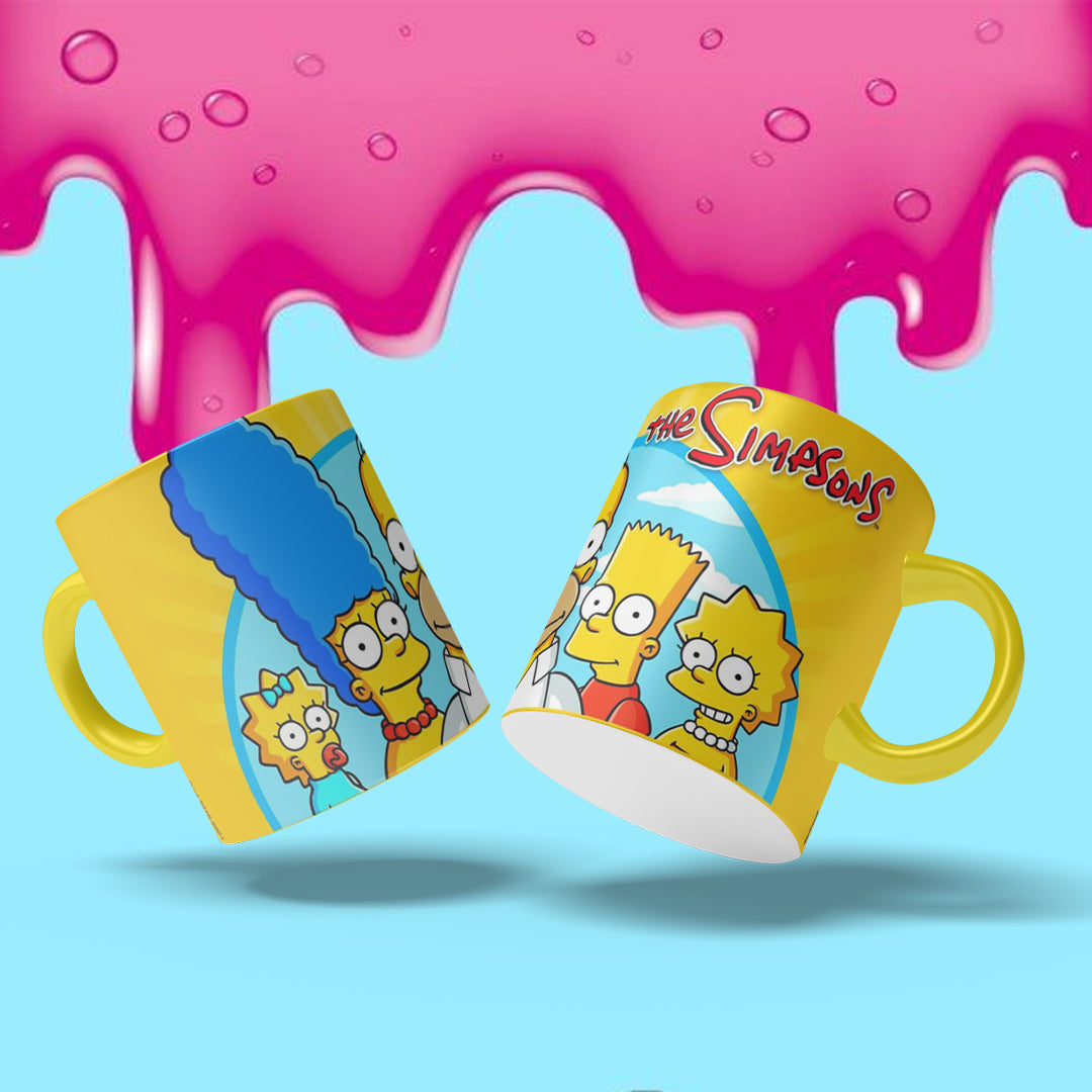 Tazas Los Simpson "Familia". Aptas para el lavavajillas y microondas.