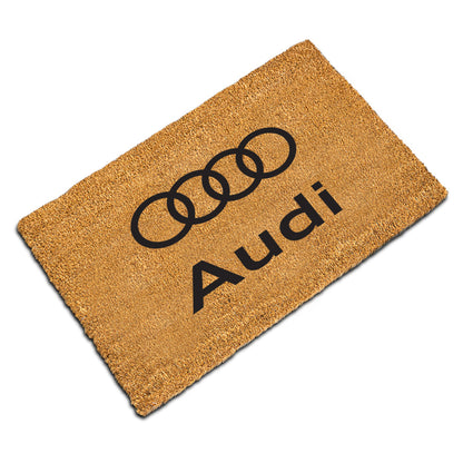 Felpudo "Audi" 33x60cm. 100% fibra de coco. Eco-freindly.