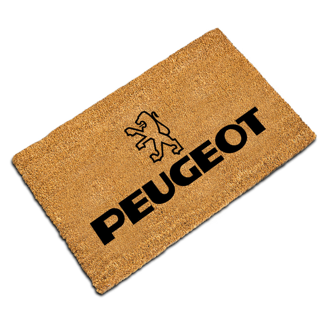 Felpudo "Peugeot" 33x60cm. 100% fibra de coco. Eco-freindly.