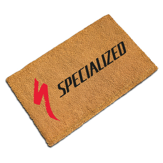 Felpudo Ciclismo "Specialized" 33x60cm. 100% fibra de coco. Eco-friendly.