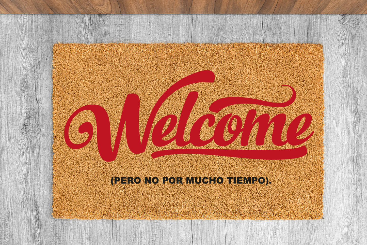 Felpudo "Welcome" 33x60cm. 100% fibra de coco. Eco-friendly.