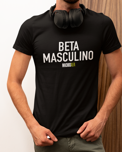 Camiseta Beta Masculino Unisex - MachosAlfa - 100% algodón. Regalo Ideal para Todas y Todos los amantes de las series.