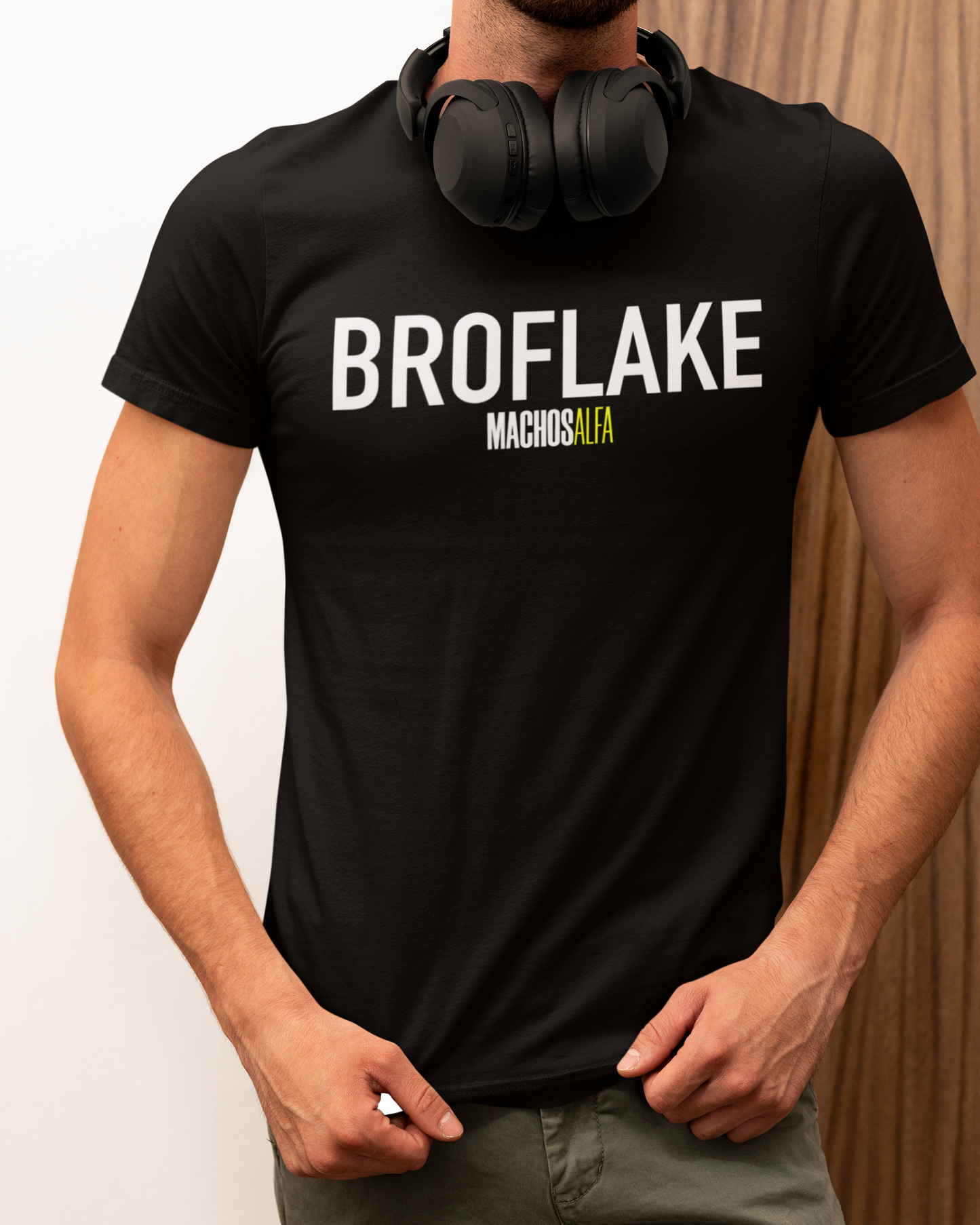 Camiseta Broflake Unisex - MachosAlfa - 100% algodón. Regalo Ideal para Todas y Todos los amantes de las series.