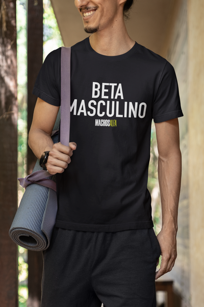 Camiseta Beta Masculino Unisex - MachosAlfa - 100% algodón. Regalo Ideal para Todas y Todos los amantes de las series.