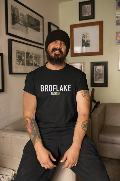 Camiseta Broflake Unisex - MachosAlfa - 100% algodón. Regalo Ideal para Todas y Todos los amantes de las series.