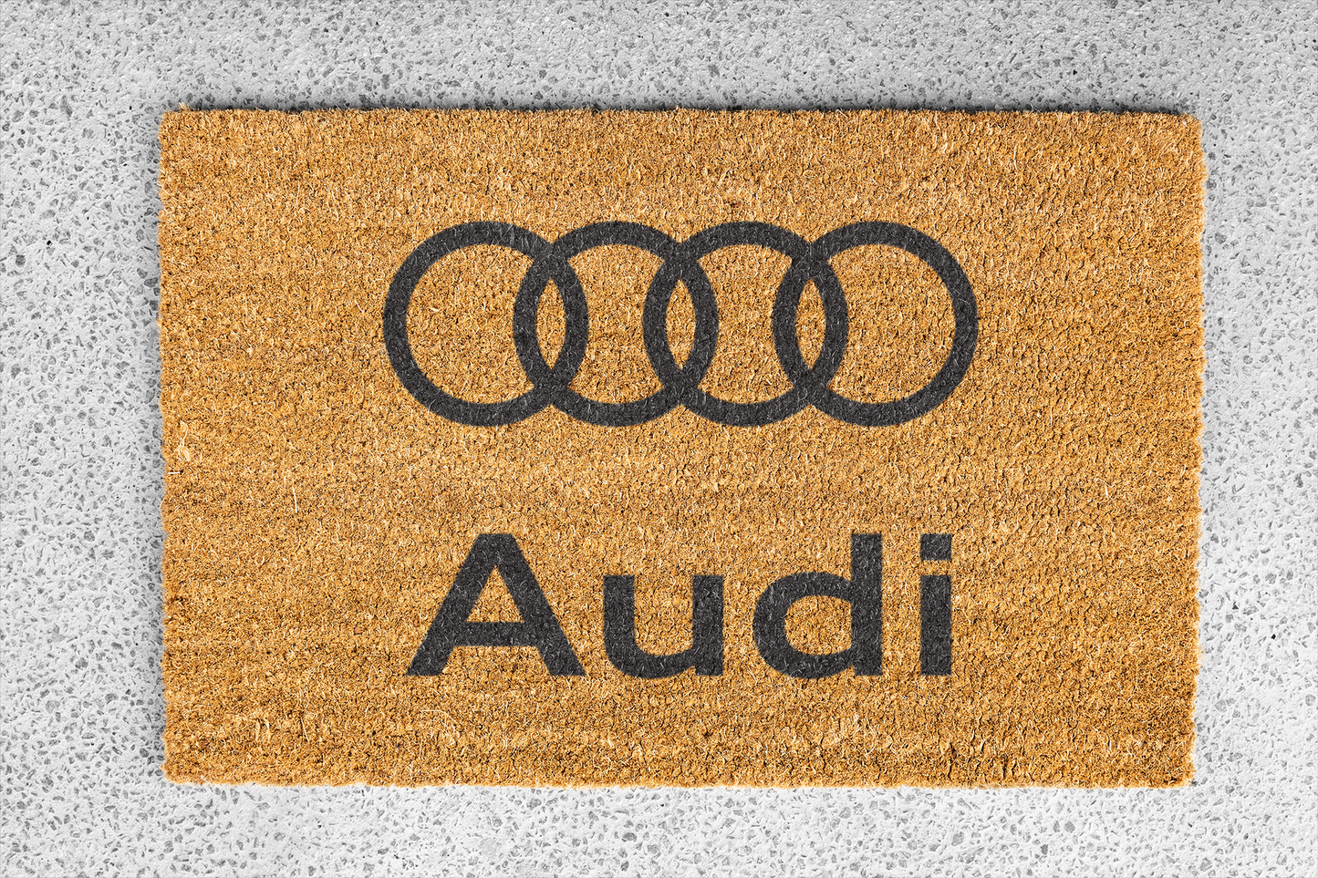 Felpudo "Audi" 33x60cm. 100% fibra de coco. Eco-freindly.