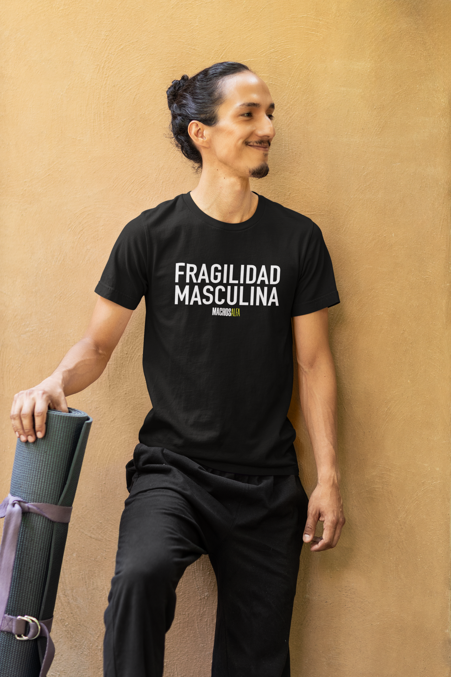 Camiseta Fragilidad Masculina Unisex - MachosAlfa - 100% algodón. Regalo Ideal para Todas y Todos los amantes de las series