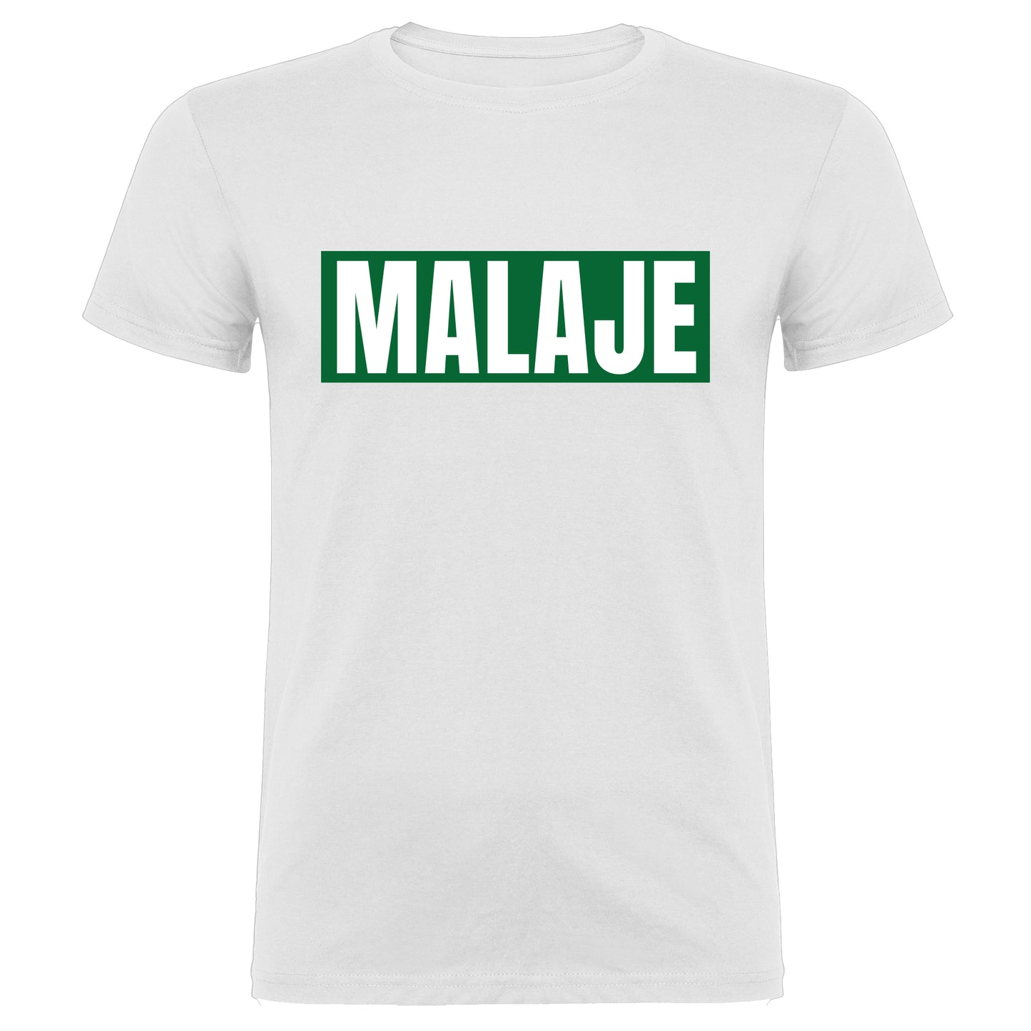 Camiseta Frases Andaluzas unisex - Malaje - 100% algodón. Regalo ideal para todas y todos los andaluces orgullosos de sus raíces.