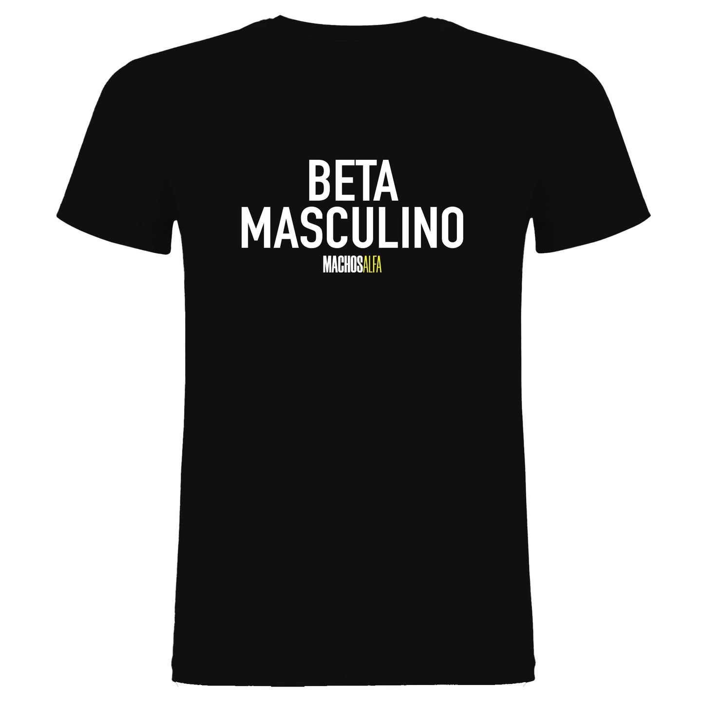 Camiseta Beta Masculino Unisex - MachosAlfa - 100% algodón. Regalo Ideal para Todas y Todos los amantes de las series.