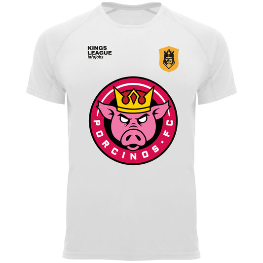 Camiseta Porcinos Unisex. 100% algodón. Regalo Ideal para Todas y Todos los fans de la Kings.