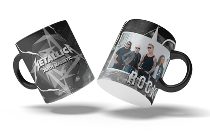 Taza Music Lovers "Metallica". Aptas para el lavavajillas y microondas.