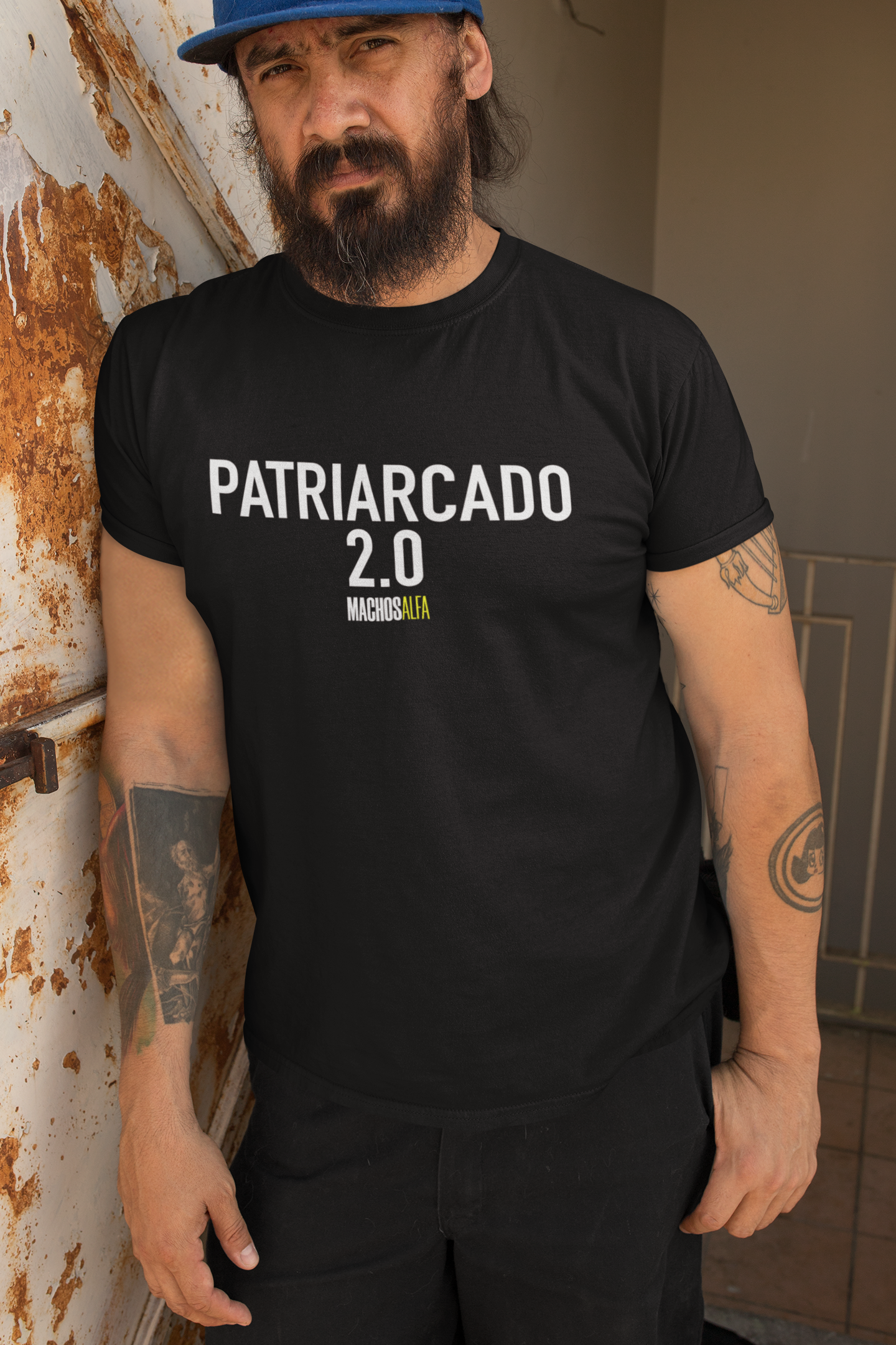 Camiseta Patriarcado 2.0 Unisex - MachosAlfa - 100% algodón. Regalo Ideal para Todas y Todos los amantes de las series.