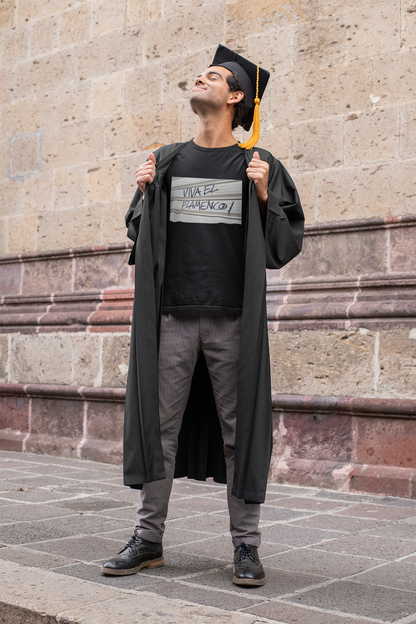 Camiseta Frases Andaluzas unisex - Viva el flamenco - 100% algodón. Regalo ideal para todas y todos los andaluces orgullosos de sus raíces.