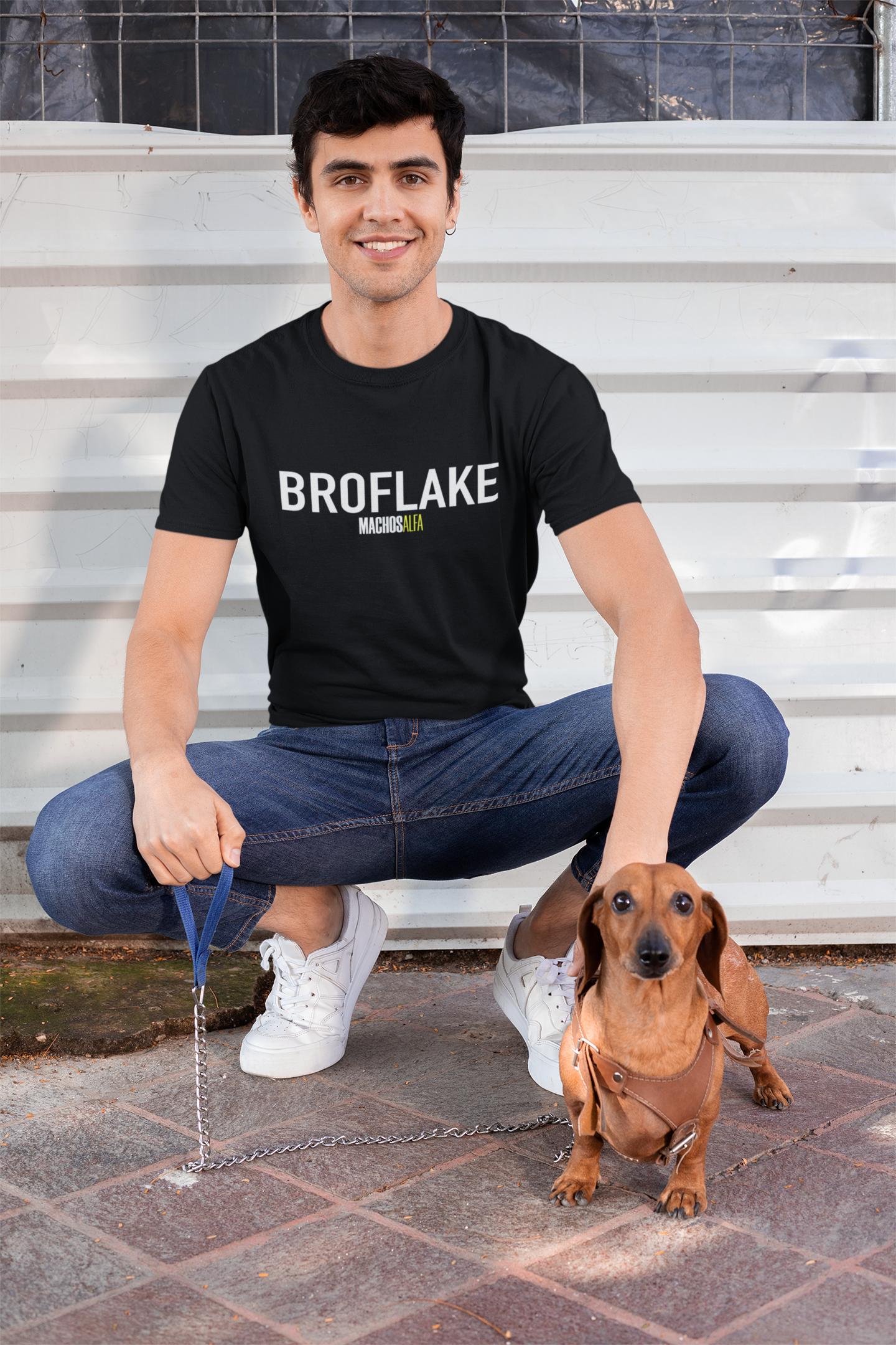 Camiseta Broflake Unisex - MachosAlfa - 100% algodón. Regalo Ideal para Todas y Todos los amantes de las series.