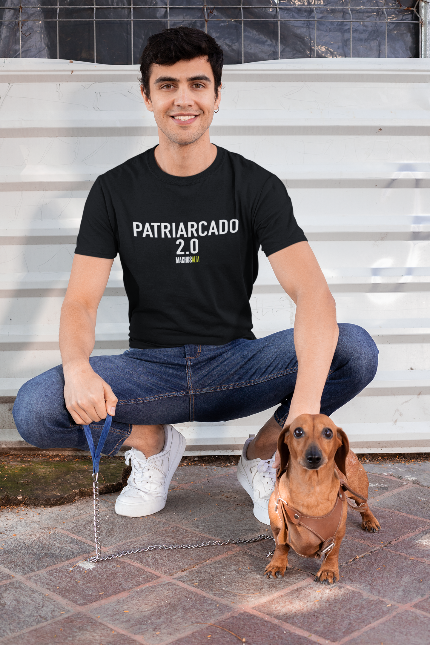 Camiseta Patriarcado 2.0 Unisex - MachosAlfa - 100% algodón. Regalo Ideal para Todas y Todos los amantes de las series.