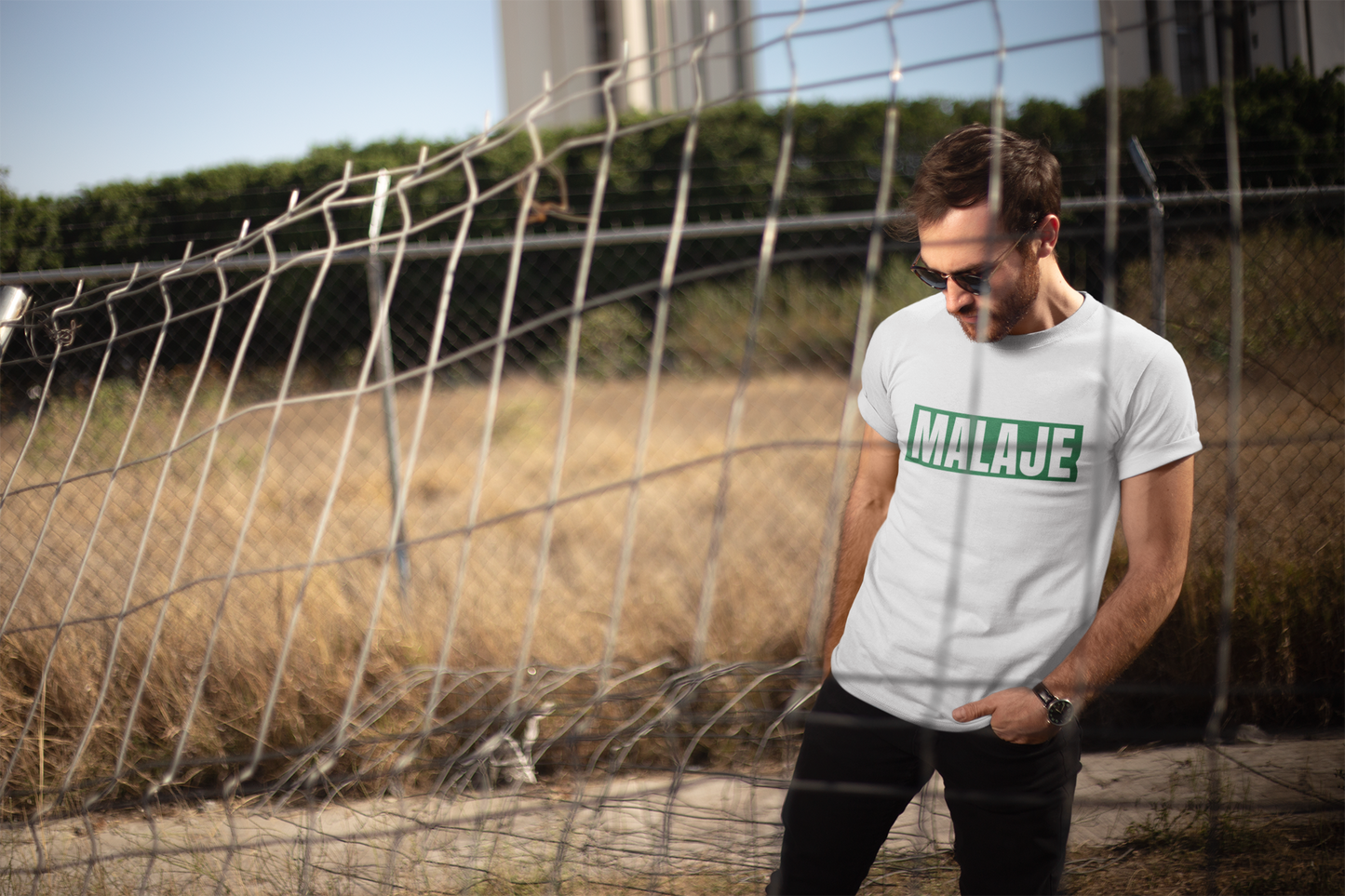 Camiseta Frases Andaluzas unisex - Malaje - 100% algodón. Regalo ideal para todas y todos los andaluces orgullosos de sus raíces.