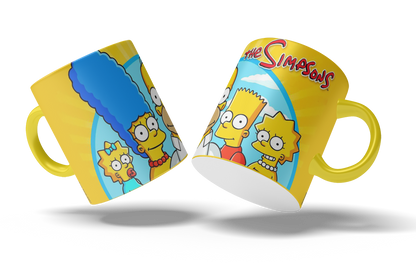 Tazas Los Simpson "Familia". Aptas para el lavavajillas y microondas.