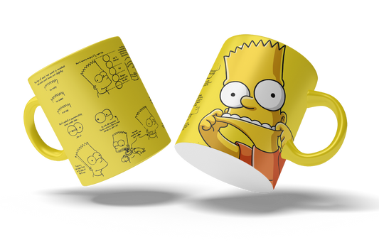 Tazas Los Simpson "Bart". Aptas para el lavavajillas y microondas.