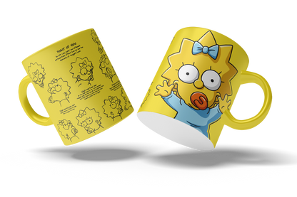 Tazas Los Simpson "Maggy". Aptas para el lavavajillas y microondas.