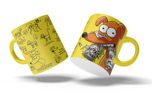 Tazas Los Simpson "Ayudante de Santa". Aptas para el lavavajillas y microondas.