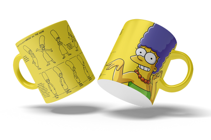 Tazas Los Simpson "Marge". Aptas para el lavavajillas y microondas.